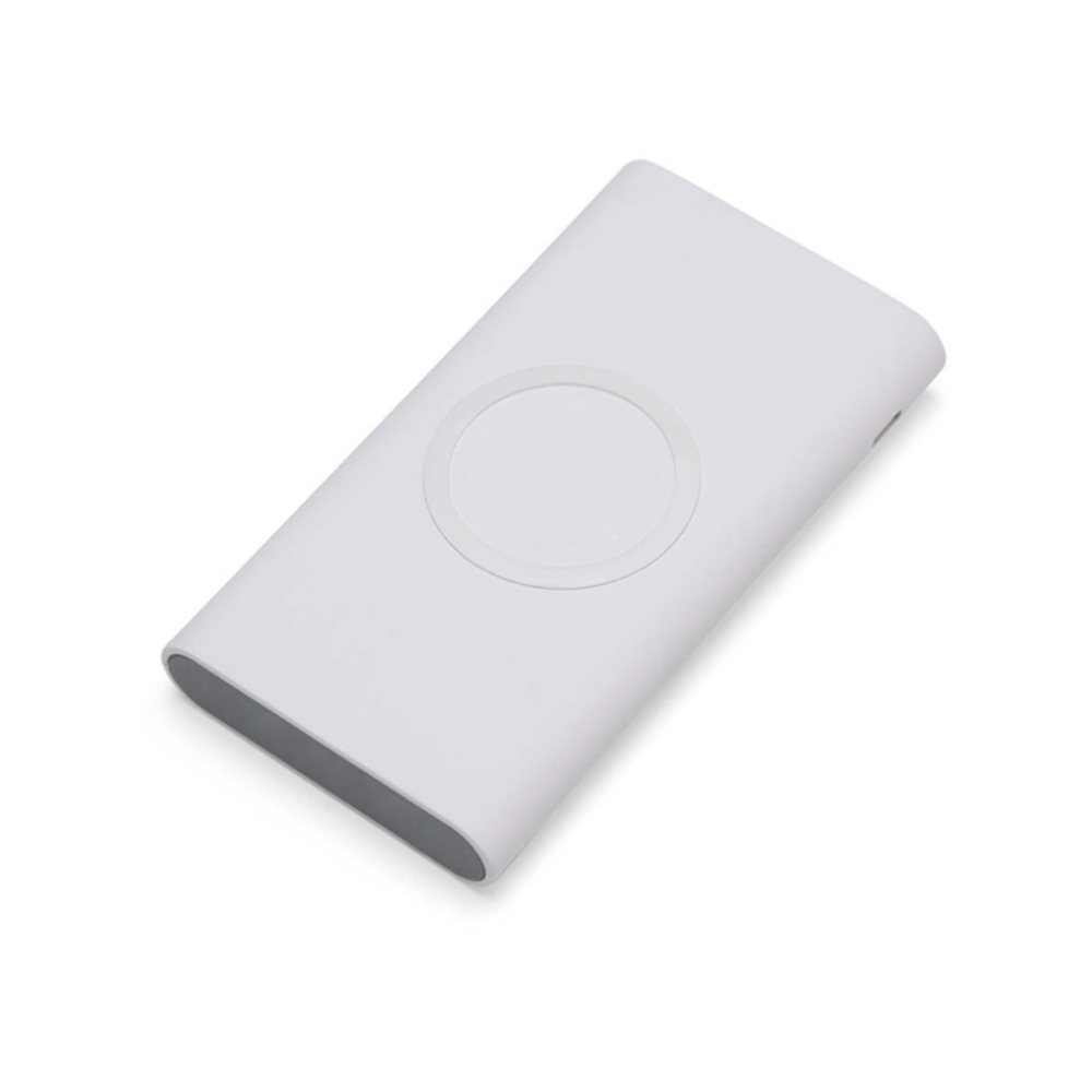 Power Bank 8000mAh com Carregamento via Indução ou via Cabo